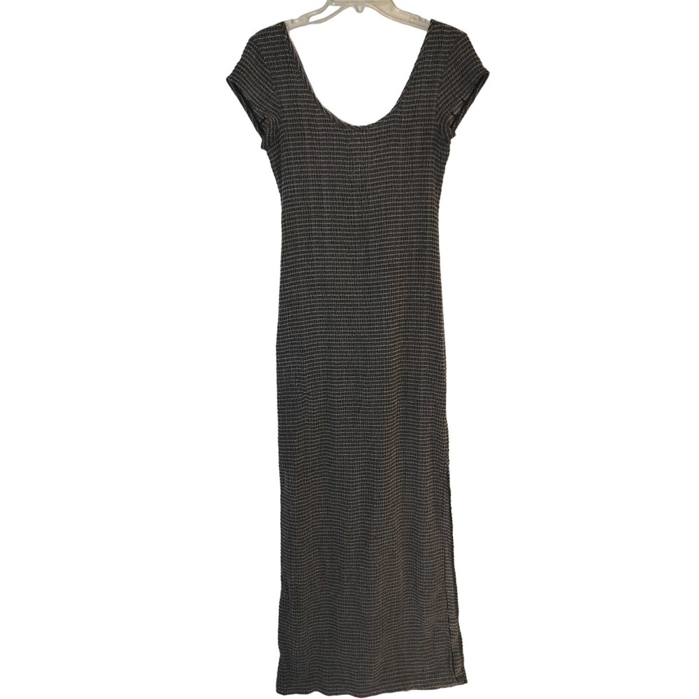 Free People Maxi Dress Polyester/Rayon Blend with Slit Medium